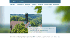 Desktop Screenshot of maria-rosenberg.de