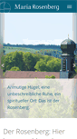 Mobile Screenshot of maria-rosenberg.de