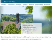 Tablet Screenshot of maria-rosenberg.de